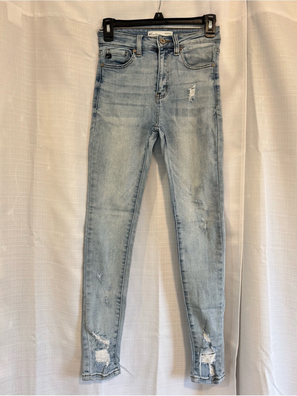 KanCan Light Blue Distressed Skinny Jeans